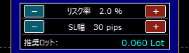 ZEN SENTINEL ロット計算パネル